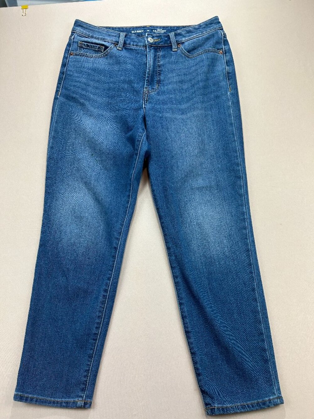 OLD NAVY Jeans Women's Size 10 Blue Denim O.G. Straight Built in Warm Stretch